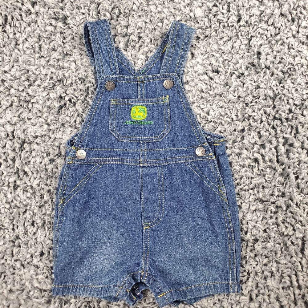 John Deere Denium Overalls: Size 6 Months